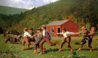 'Snap the whip', de Winslow Homer.