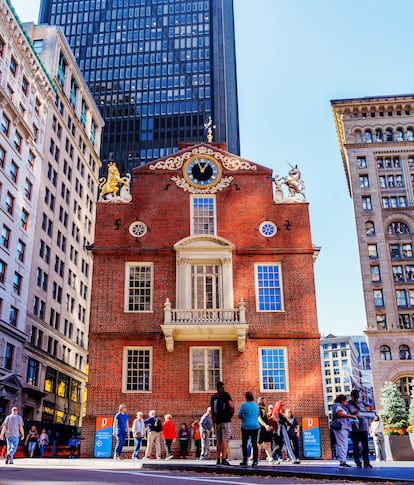 La Casa Vieja de Estado de Boston.