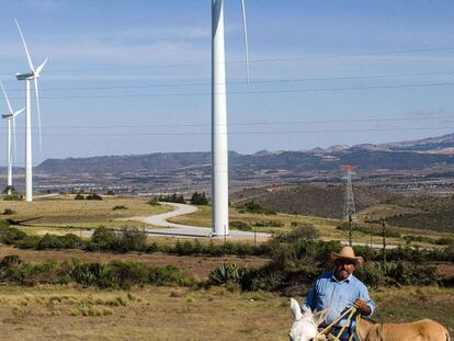 Parque eólico de Iberdrola, en Puebla (México).