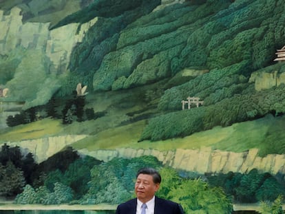 El presidente chino Xi Jinping, durante un encuentro con el secretario de Estado de EEUU Antony Blinken el pasado 19 de junio.