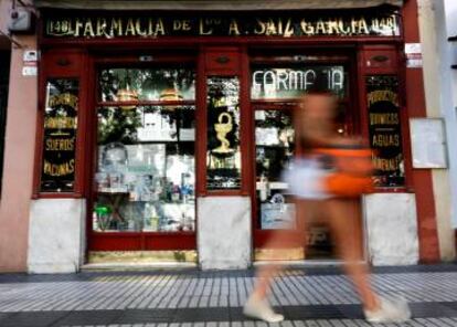 Una farmacia de Madrid.