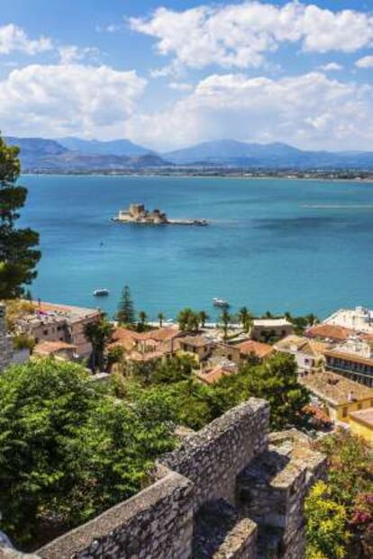 Vista de la localidad de Nauplia, en la costa sur del Peloponeso.