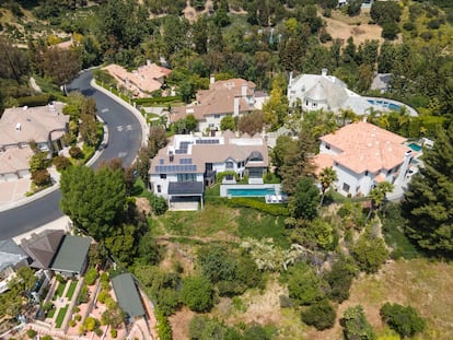 A mansion in the Encino neighborhood of Los Angeles.