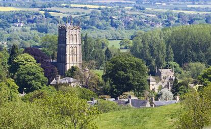 Torre de la iglesia de St James, en Chipping Campden (Inglaterra).