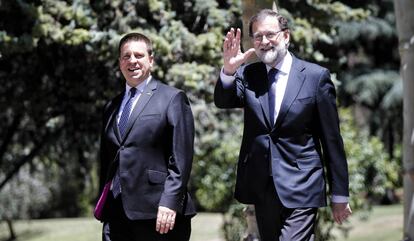 El presidente del Gobierno, Mariano Rajoy, recibe a J&uuml;ri Ratas, primer ministro de Estonia.