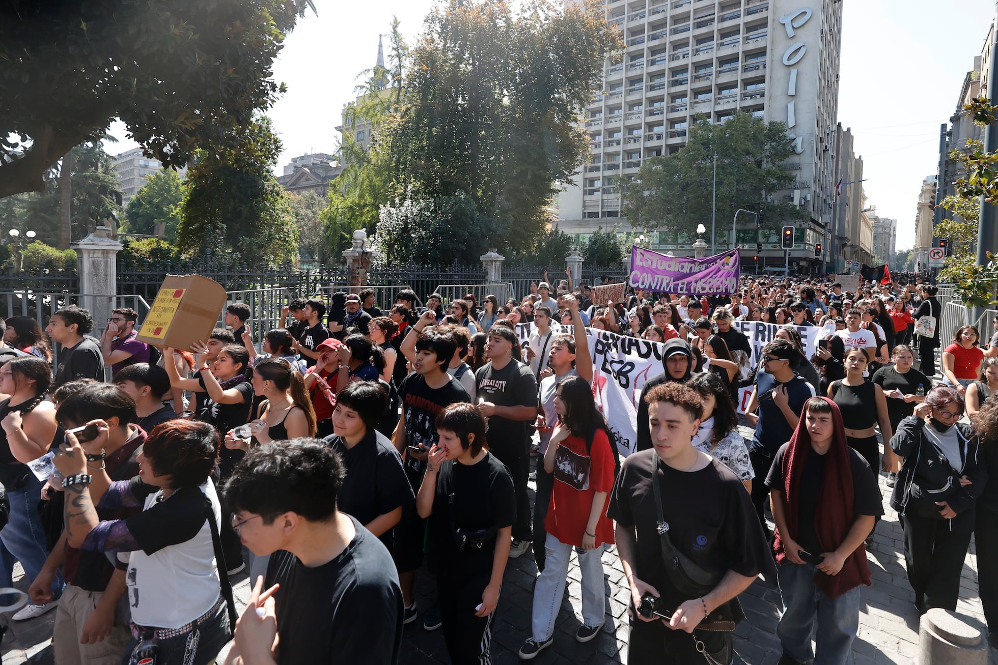 Las manifestaciones de estudiantes ante las medidas del Gobierno de ...