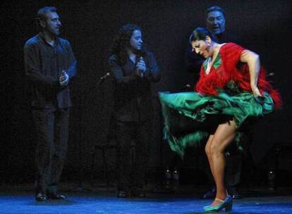 Manuela Carrasco durante su actuación en el IV Festival Flamenco de Nueva York, en 2004.