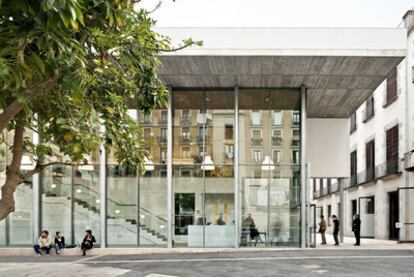 Una vista del exterior del Museo Picasso, en Barcelona.