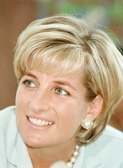 Diana de Gales, en la visita a un centro de discapacitados en Leicester, el 27 de mayo de 1997, tres meses antes de su muerte.