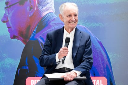 El presidente de la Federación Española de Asociaciones de Futbolistas Veteranos (FEAFV), Juan María Zorriqueta.