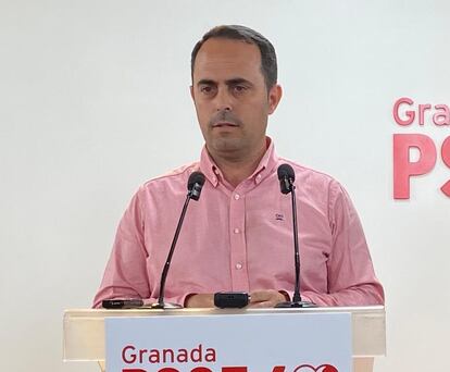 El alcalde de Pulianas (Granada) y candidato del PSOE a la reelección, José Antonio Carranza, este miércoles.