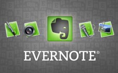 Portada de la aplicación Evernote