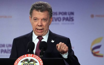 El presidente colombiano, Juan Manuel Santos, en una imagen de archivo.