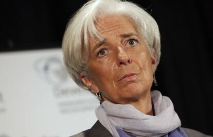 La directora gerente del FMI, Christine Lagarde.