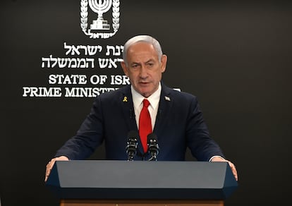 El primer ministro israelí, Benjamín Netanyahu.