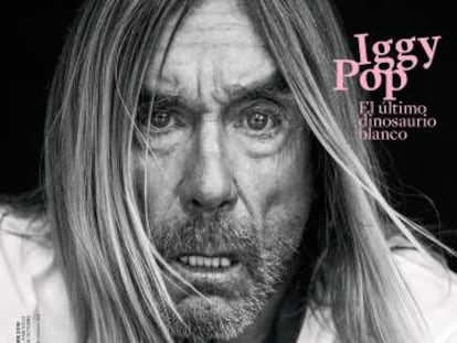 Iggy Pop, fotografiado por Gorka Postigo y vestido por Celine para la portada de ICON de octubre. 