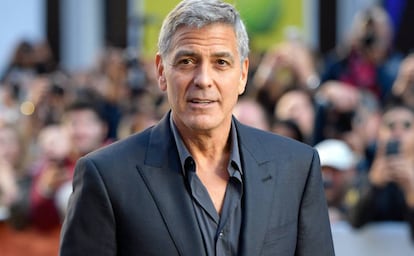 El actor George Clooney en la presentación de 'Suburbicon' en el Festival de Cine Internacional de Torono, el pasado septiembre.