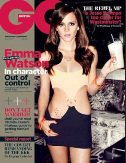 Emma Watson en la portada de 'GQ'.
