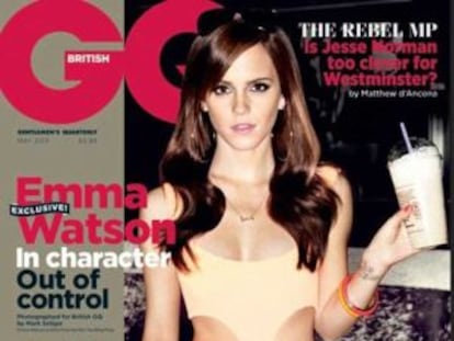 Emma Watson en la portada de 'GQ'.