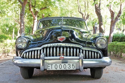 El Buick Eight de 1949 descapotable con el que Franco iba a cazar.