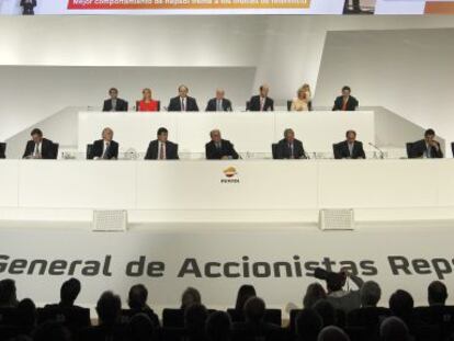 Junta de Accionistas de Repsol, el 31 de mayo de 2013.