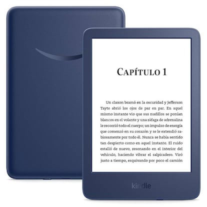 Amazon Kindle azul