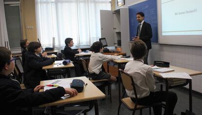 Clase en el colegio Viaró de Sant Cugat del Vallès.