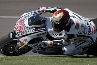 Jorge Lorenzo, durante los entrenamientos