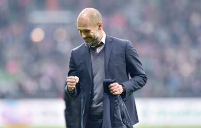Guardiola, en el partit del dissabte passat del Bayern contra el Werder Bremen.