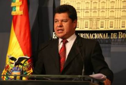 El ministro boliviano de Defensa, Ruben Saavedra.EFE/Archivo