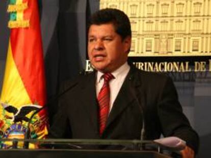 El ministro boliviano de Defensa, Ruben Saavedra.EFE/Archivo