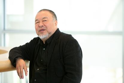 El artista y activista chino Ai Weiwei, en Berlín en septiembre de 2020.