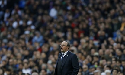 Ben&iacute;tez en el partido frente al Rayo. 