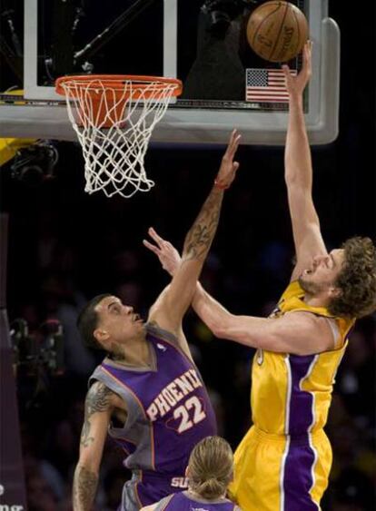 Pau Gasol, en un momento del partido