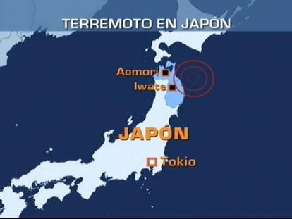 Un terremoto de 6,8 grados en Japón provoca 115 heridos