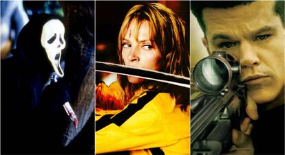 'Scream 3', 'Kill Bill' y 'Jason Bourne'.