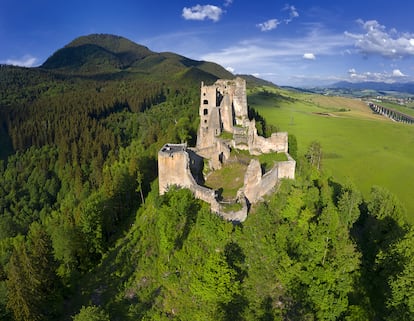 El castillo de Likavka, en Eslovaquia. 