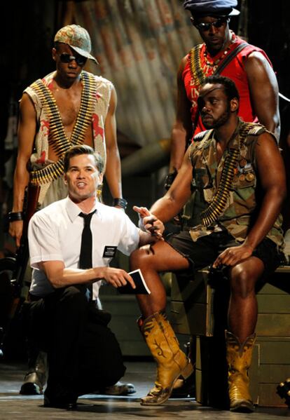 Una escena del musical 'The book of mormon'