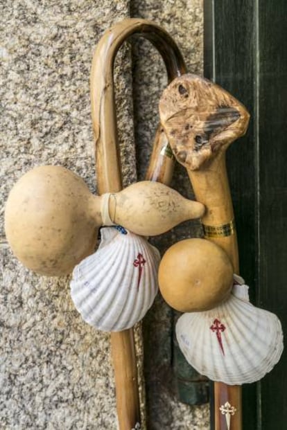 ‘Souvenirs’ para peregrinos em Santiago de Compostela.