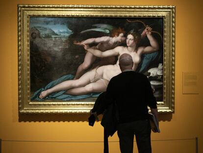 El Museo del Prado reúne por primera vez desde el siglo XVI las escenas mitológicas que Tiziano pintó para Felipe II, sus famosas “poesías”, unas escenas mitológicas que derrochan lujuria, historias de amor y muerte, y que llegan a Madrid gracias a una exposición histórica que ha conseguido superar los innumerables obstáculos de la pandemia.