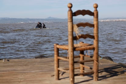 La FGNE (Fuerza de Guerra Naval Especial) en labores de búsqueda de cuerpos en L'Albufera de Valencia el pasado 12 de noviembre