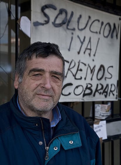 Manuel Trapero, empleado de ITP que lleva cinco meses sin cobrar.