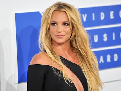 Britney Spears, durante a cerimônia de premiação da MTV Video Music em 2016.