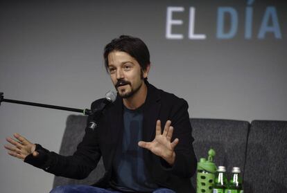 Diego Luna, en la presentación de El día después.