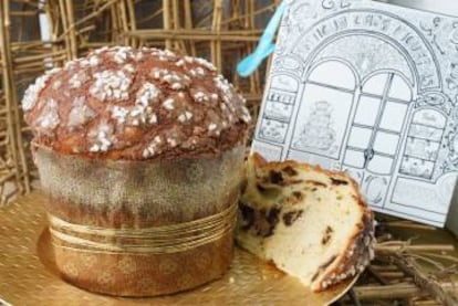 Un panettone de la pastisseria Escribà de Barcelona.