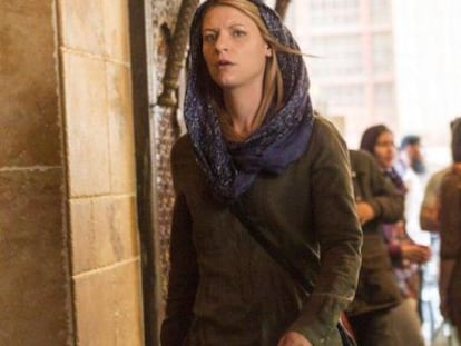 Claire Danes, em uma imagem promocional de 'Homeland'.