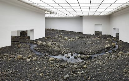 Instalación de Olafur Eliasson en el Louisiana Museum de Dinamarca.