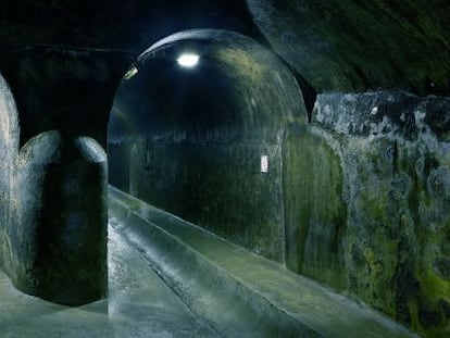 Una imatge de l&#039;exposici&oacute; dels soterranis de l&#039;Eisample de Barcelona 