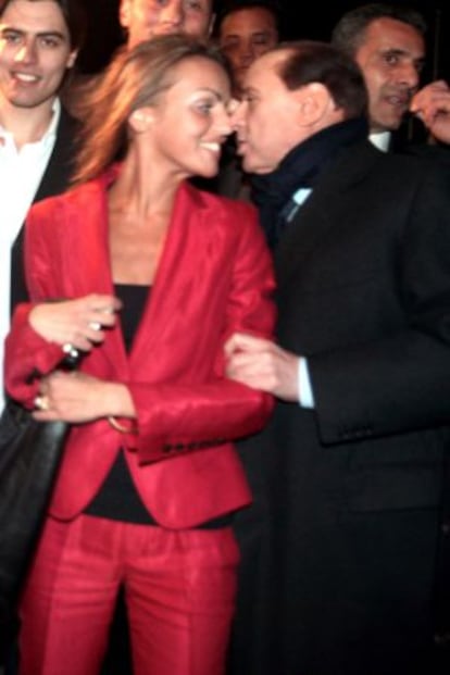 Silvio Berlusconi y Francesca Pascale.