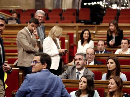 Debate de Política General en el Parlament de Cataluña.